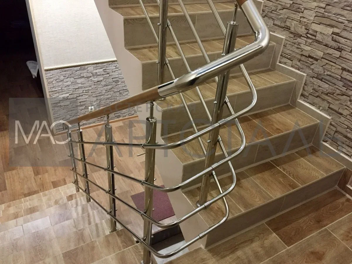 Комбинированные ограждения (дерево + металл)